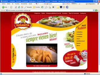 Home, Web Tostaditos Susanita