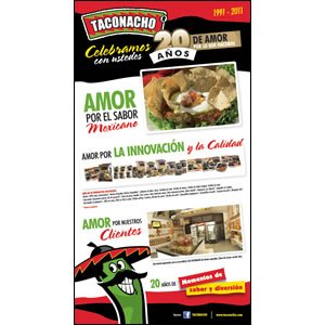 Anuncio de periódico, Identidad Visual Taconacho