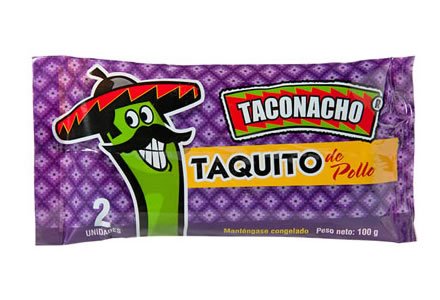 Taquito de pollo, Empaques Taconacho