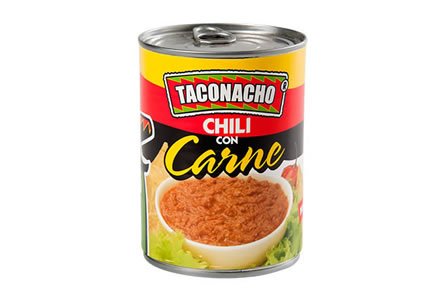 Chili con carne, Empaques Taconacho