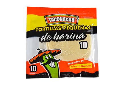 Tortillas pequeñas de harina, Empaques Taconacho