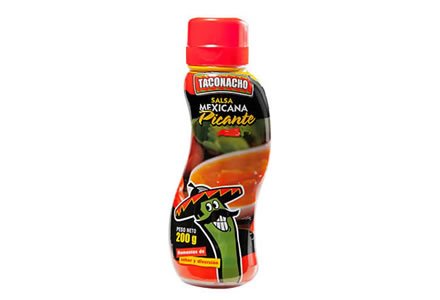 Salsa mexicana picante, Empaques Taconacho