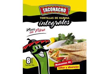 Tortillas de harina integrales, Empaques Taconacho