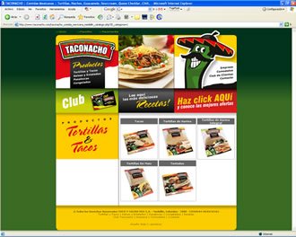 Catálogo, Web Taconacho