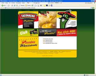 Recetas, Web Taconacho