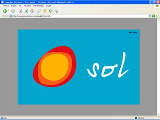 Intro en Flash, Web Proyectos Terra