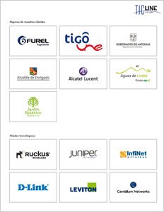 Hoja 7, Diseño de brochure Tic Line