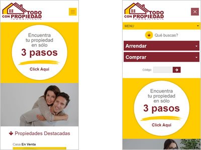 Adaptación Responsive, Interfaces responsive Todo con Propiedad