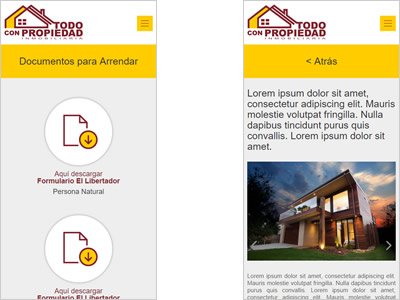 Adaptación Responsive, Interfaces responsive Todo con Propiedad