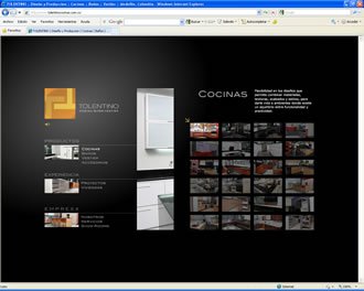 Cocinas, Web Tolentino
