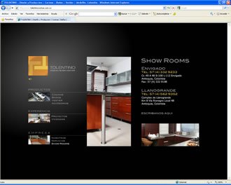 Contacto, Web Tolentino