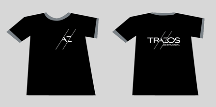 Camisetas (2), Identidad visual Trazos Constructora