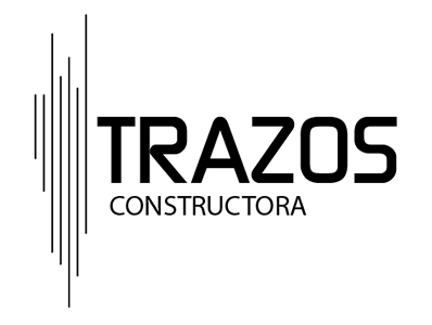 Opción logo, Identidad visual Trazos Constructora