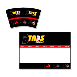 Individual | Vaso, Identidad Visual Tres Express