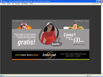Home (estado 3), Web Tres B Net