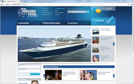 Home, Porta Joomla Turismo Total
