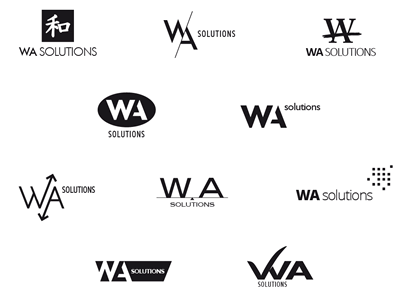 Opciones proceso, Identidad visual WA Solutions